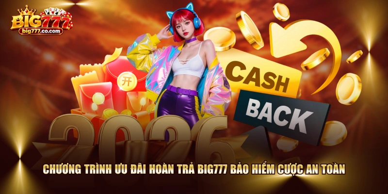 Chương trình ưu đãi hoàn trả BIG777 bảo hiểm cược an toàn