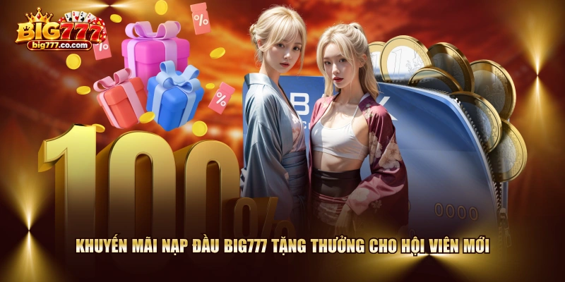 Khuyến mãi nạp đầu BIG777 tặng thưởng cho hội viên mới